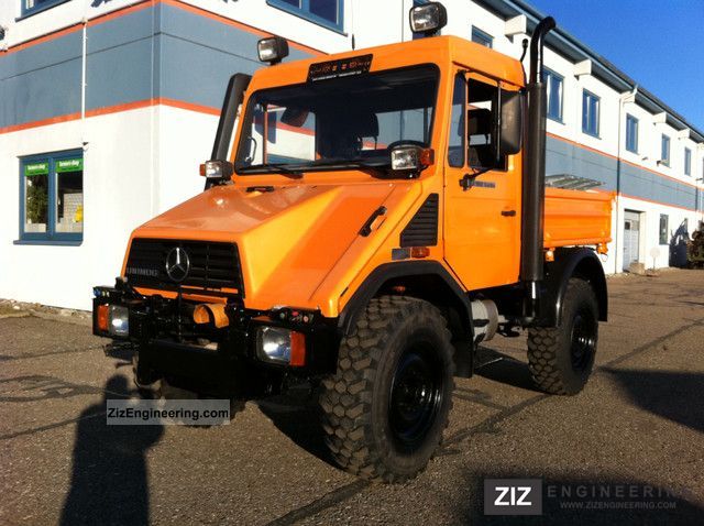 1999 Unimog  U90 Euro 2 408 turbo top condition Van or truck up to 7.5t Stake body photo