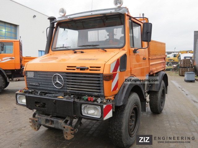 1996 Unimog  U 1400 Dreiseitenkipper Van or truck up to 7.5t Three-sided Tipper photo