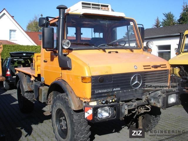 2000 Unimog  1450-hydrostatic, air, Euro2, ABS Van or truck up to 7.5t Three-sided Tipper photo