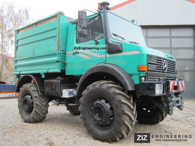1991 Unimog  U 2100 AGRICULTURAL Truck over 7.5t Three-sided Tipper photo