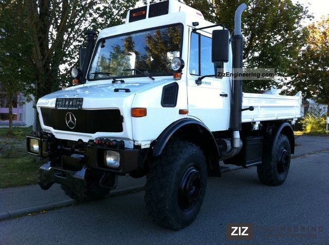 1997 Unimog  1650 K white ABS 427 Euro2 top condition Truck over 7.5t Tipper photo