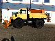 1989 Unimog  1700 Type 437 with snow plow, spreader + Truck over 7.5t Tipper photo 4
