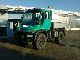 Unimog  U 400 farmers sneaked agricultural tractor 2010 Three-sided Tipper photo