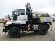2009 Unimog  U 400 with a HIAB XS 122-4, fully equipped, radio Truck over 7.5t Truck-mounted crane photo 2