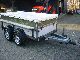 1999 Westfalia  Comfort tandem trailer 1600 kg Trailer Stake body and tarpaulin photo 1