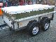1999 Westfalia  Comfort tandem trailer 1600 kg Trailer Stake body and tarpaulin photo 3