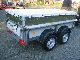 1999 Westfalia  Comfort tandem trailer 1600 kg Trailer Stake body and tarpaulin photo 7
