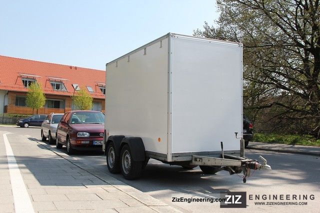 2002 Westfalia  SDAH CLOSED. BOX Trailer Box photo