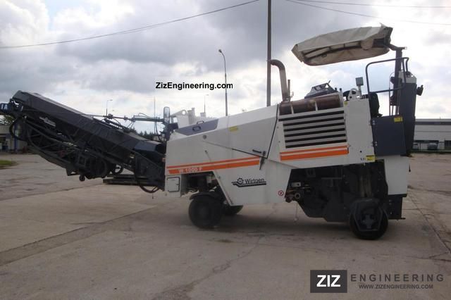 1998 Wirtgen  W 1000F, h. 3390, MANY NEW PARTS, TOP CONDITION Construction machine Road building technology photo