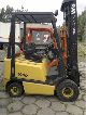 Yale  GLP16 2W385 LPG 2002 Front-mounted forklift truck photo