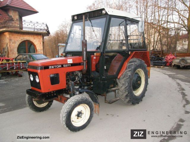 Zetor 5211 1986 Agricultural Tractor Photo and Specs