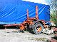 1980 Doll  1 axle trailer with 10 ton auxiliary steering Trailer Timber carrier photo 1