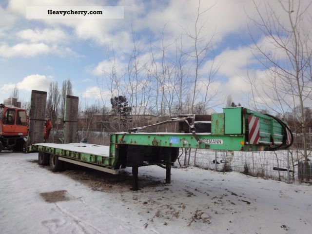1994 Hoffmann  LST 30.0 / 2 WITH LOADER collision RAMPS Semi-trailer Low loader photo
