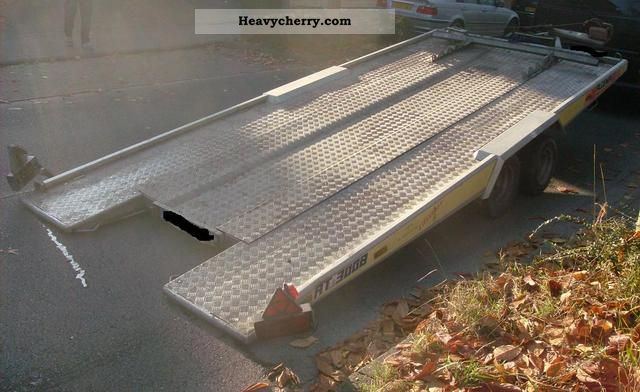 2001 Algema  EDER Tuntenhausen AT3008 LIFTAXLE Trailer Car carrier photo