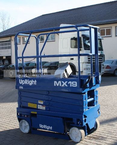 2011 Upright  MX19N scissor lift / working height 7.80m Construction machine Working platform photo