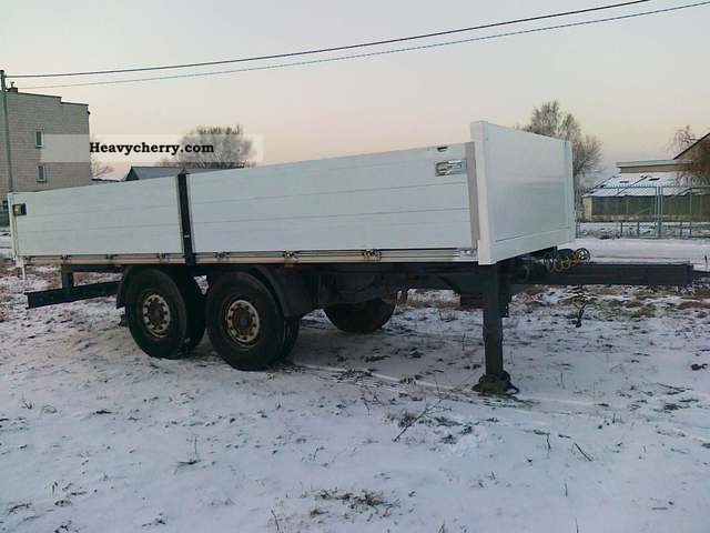 2002 Orten  TANDEM GORNY ZACZEP 6.6 M Trailer Stake body photo