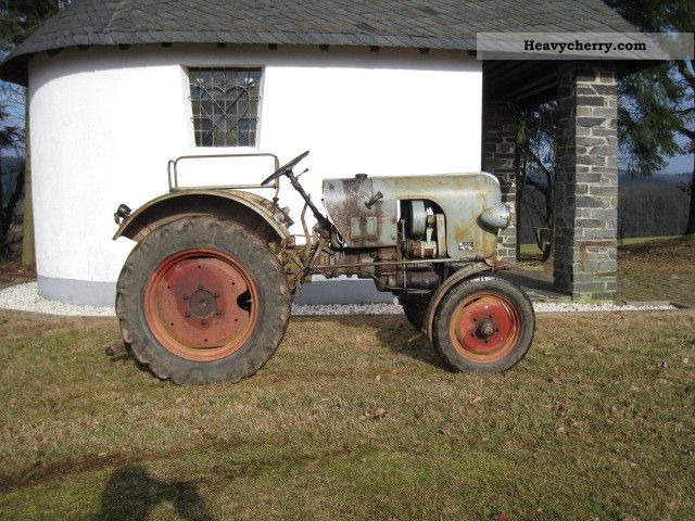 1963 Eicher  EM 100 with orig firsthand. Pappbrief Agricultural vehicle Tractor photo