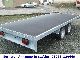 2011 Henra  2.7 ton truck \u0026 rail pit 4.04 x 2.02 Trailer Car carrier photo 3