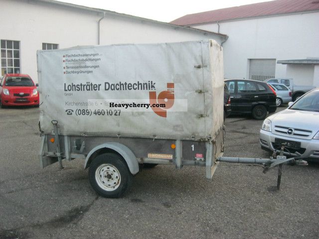 1991 Auwarter  Auwärter GL 12 Trailer Stake body and tarpaulin photo