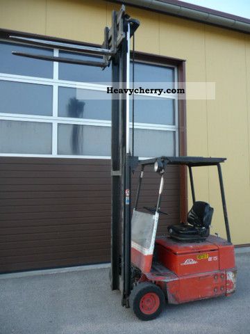 1992 Linde  E 15 telescopic mast Forklift truck Front-mounted forklift truck photo