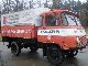 1984 Robur  LO 2002 fire wheel 25 Tkm Van or truck up to 7.5t Stake body and tarpaulin photo 1