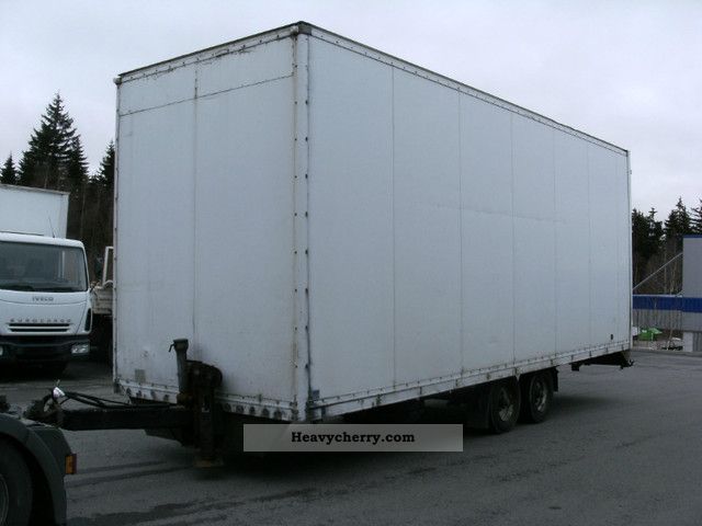 2000 Obermaier  TFK 65 Luggage Tag Trailer Box photo