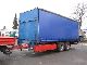 2001 Obermaier  TandePr.Pl, Edscha, lifting axle, through-loading facility Trailer Stake body and tarpaulin photo 4