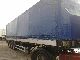 2004 Zaslaw  Zaslaw PLATFORM TRAILER BPW + PLANE EDSCHA LIFTAXLE Semi-trailer Stake body and tarpaulin photo 1