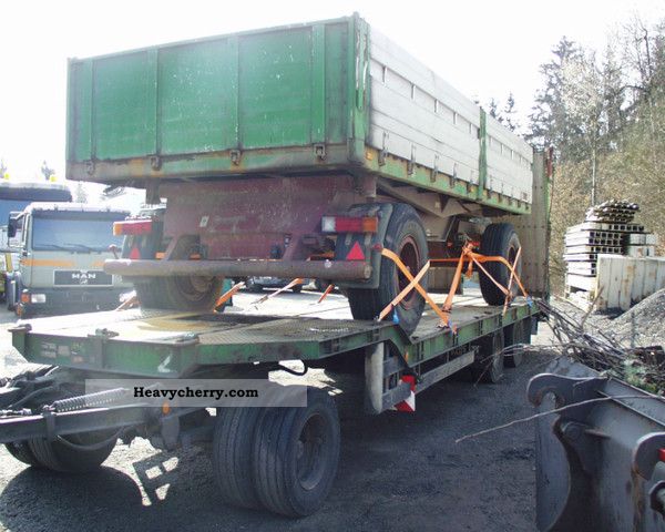 1989 Kassbohrer  HRH Kässbohrer 14 net 4800 € Dreiseitenkipper Trailer Three-sided tipper photo