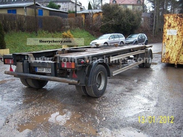 1996 HKM  GMT 18/3 Trailer Roll-off trailer photo