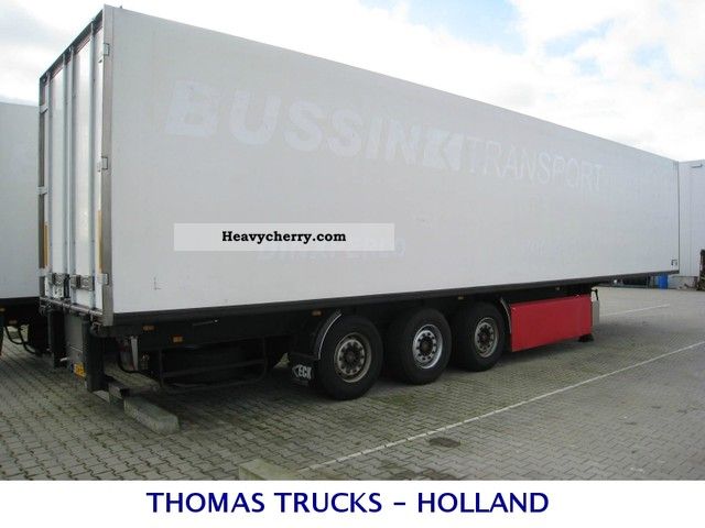 2005 Van Eck  Meat Rohrbahen, Dobbelstock Semi-trailer Deep-freeze transporter photo