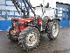 1990 Massey Ferguson  MF 373 A *-wheel drive / loader / cabin * Agricultural vehicle Tractor photo 1