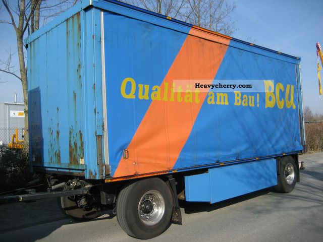 2003 Orten  Taut liner, rear doors Trailer Stake body and tarpaulin photo