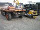 1987 ROHR  PA24 platform 8.10m 3 Achen Container chassis Trailer Roll-off trailer photo 1