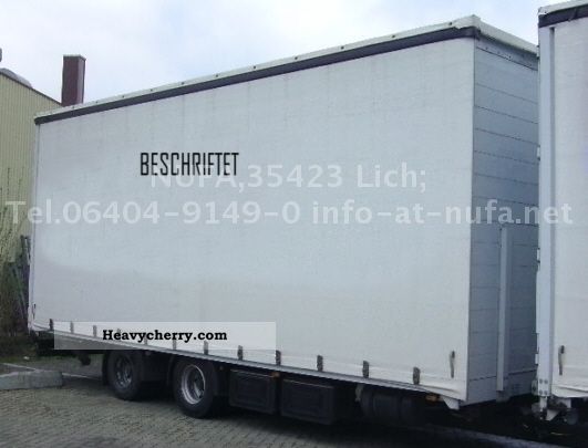 2009 Kotschenreuther  TPS 218 Trailer Stake body and tarpaulin photo