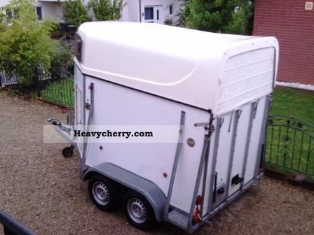 1998 Sluis  Westeria with polyester roof Trailer Cattle truck photo
