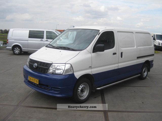 2007 Toyota  Hi Ace Long 2.5 d-4d Climate 2x schbetur Nice 8400 Van or truck up to 7.5t Box-type delivery van - long photo