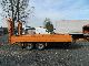 Obermaier  Backhoe loaders Platform * / * Construction trailer 1996 Stake body photo