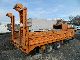 1996 Obermaier  Backhoe loaders Platform * / * Construction trailer Trailer Stake body photo 2