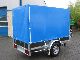 2011 Atec  BOX TRAILER WITH WOOD vinyl cover Trailer Stake body and tarpaulin photo 1