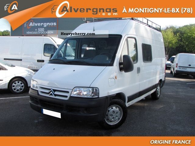 2006 Citroen  Citroen Jumper 2.0 HDI FOURGON 33 MH CABINE APPR Van or truck up to 7.5t Box-type delivery van photo