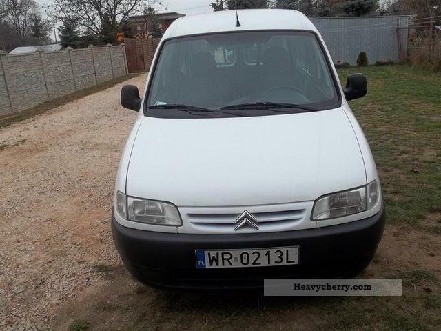 2001 Citroen  Citroen Berlingo 2.0 HDI Van or truck up to 7.5t Other vans/trucks up to 7 photo