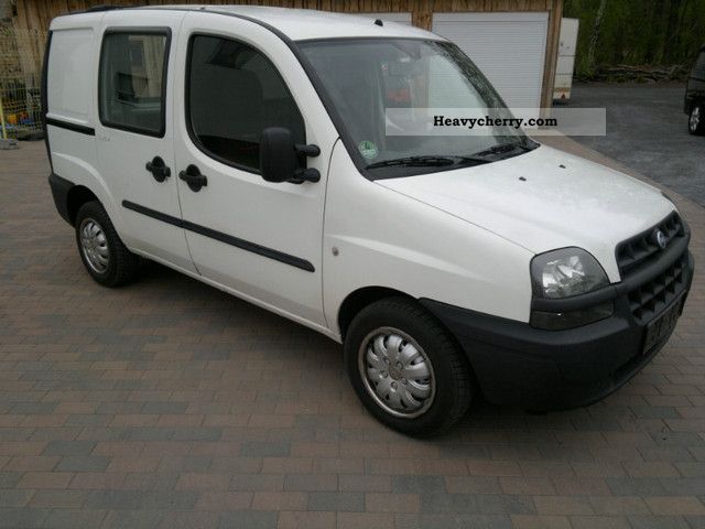 2003 Fiat  Doblo 1.9 JTD SX truck AHK Air Power windows * Van or truck up to 7.5t Box-type delivery van photo