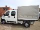 2008 Fiat  Ducato DoKa Flatbed / tarpaulin 26oooKm! 6-seater, Z09 Van or truck up to 7.5t Stake body photo 2