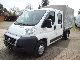 2008 Fiat  Ducato DoKa Flatbed / tarpaulin 26oooKm! 6-seater Van or truck up to 7.5t Stake body photo 2