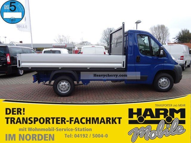 2011 Fiat  Flatbed Ducato Multijet 33 L2 115 * 5 * € Van or truck up to 7.5t Stake body photo