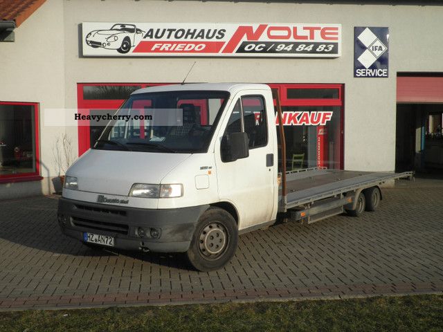 1997 Fiat  Ducato 2.5 5.6 m single piece of very flat! Van or truck up to 7.5t Car carrier photo