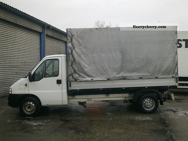 2006 Fiat  Ducato 2.8 JTD Maxi Van or truck up to 7.5t Stake body and tarpaulin photo