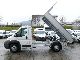2011 Fiat  Ducato 4.5 tonne tipper 2100 kg payload `` Van or truck up to 7.5t Three-sided Tipper photo 1