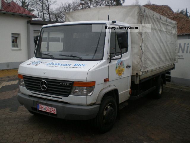 2000 Mercedes-Benz  814 Van or truck up to 7.5t Stake body and tarpaulin photo